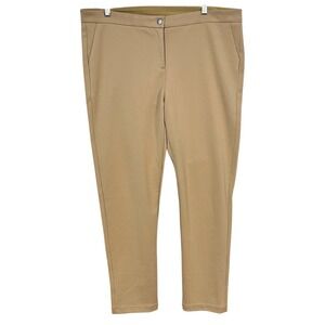 Anatomie‎ Women's Curvy Fit Khaki Straight Leg Pants Size Large